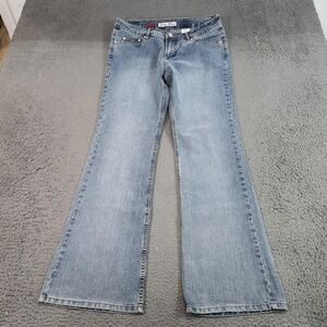 Paris Blues Jeans Juniors 13 Blue Medium Wash Mid Rise Bootcut Denim Pants